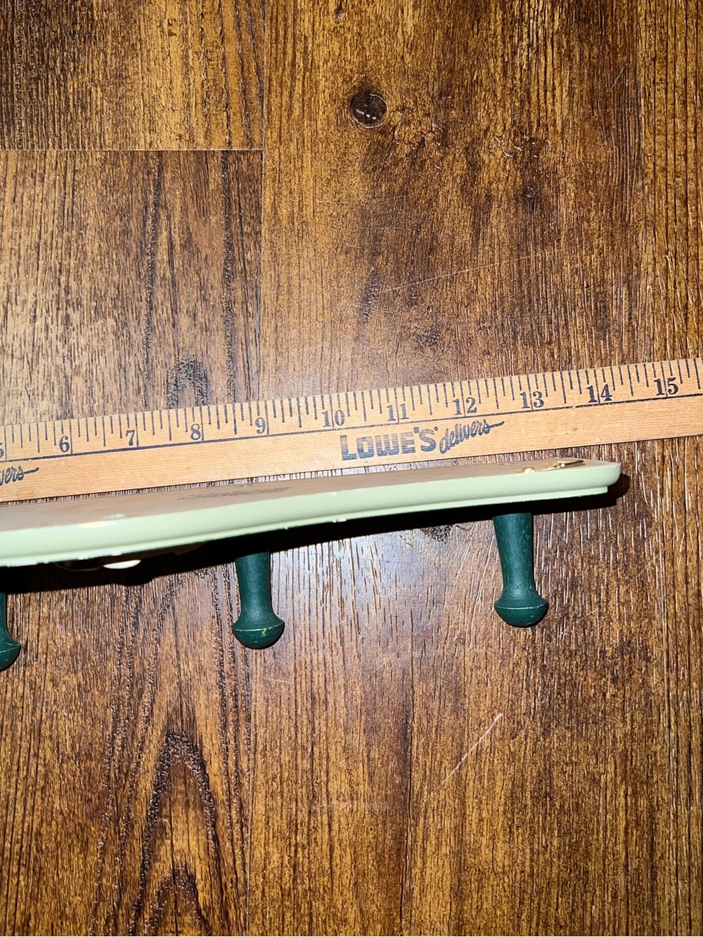Vintage Golf Retro Green Wooden Painted Wall Plaque Decor Hat Rack - Picture 10 of 10